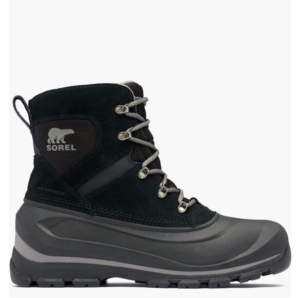 Sorel Buxton Men's Waterproof Leather Snow Rain Boot, Black, Size 10, NWT - Picture 3 of 7